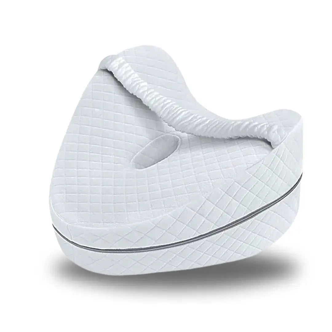 Ergonomic Memory Foam Leg Pillow for Side Sleepers - Knee & Hip Pain Relief Cushion