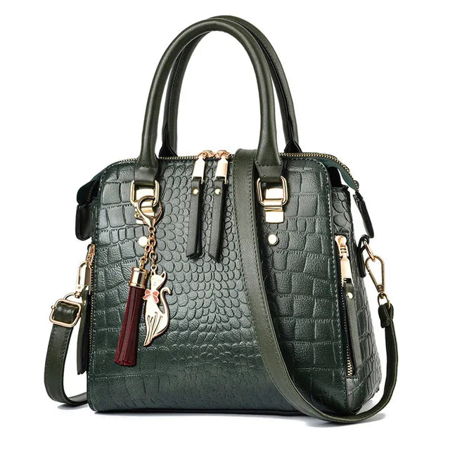 Luxury Crocodile Pattern Tote