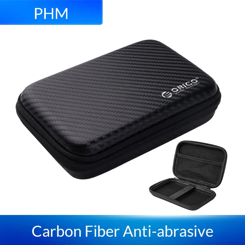 Portable 2.5-inch Hard Drive Protective Case - Shockproof EVA Storage Bag