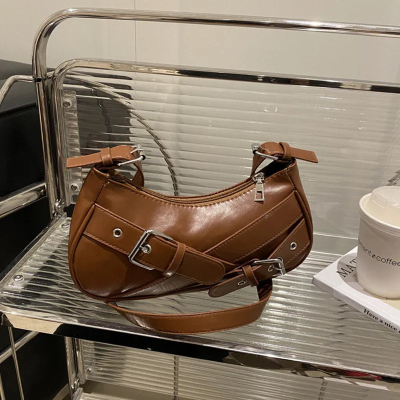 Luxury Vintage Stone Shoulder Bag