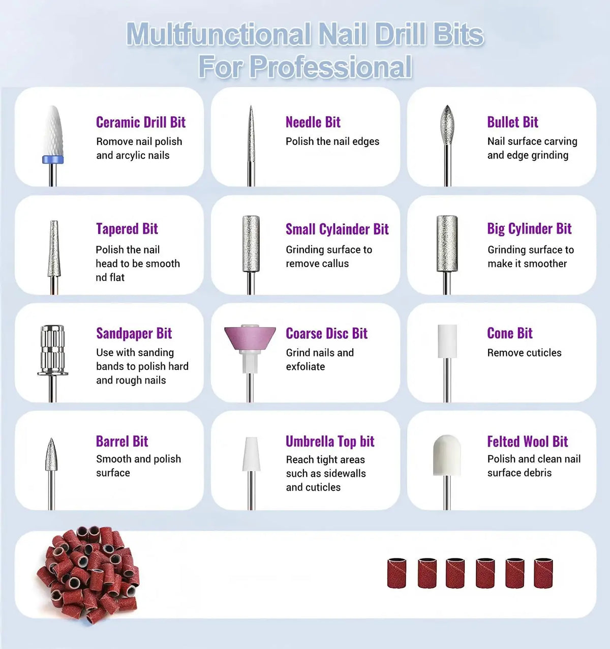 2-in-1 Professional Electric Nail Drill and UV Light Manicure Kit