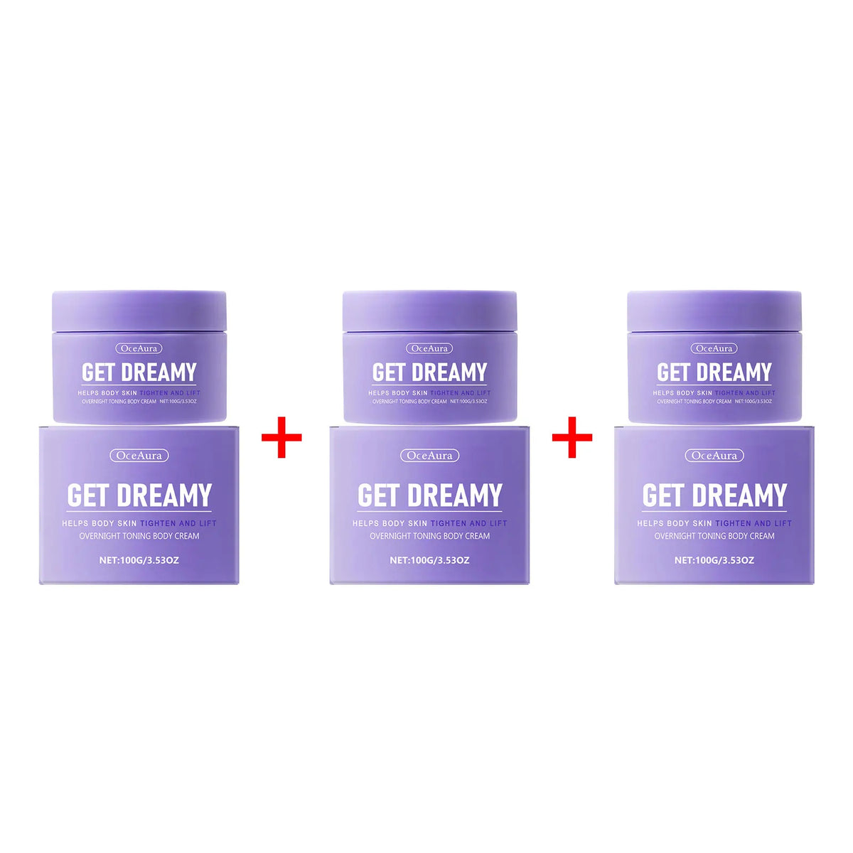 OceAura Get Dreamy Firming Body Cream - Skin Tightening & Collagen Lotion