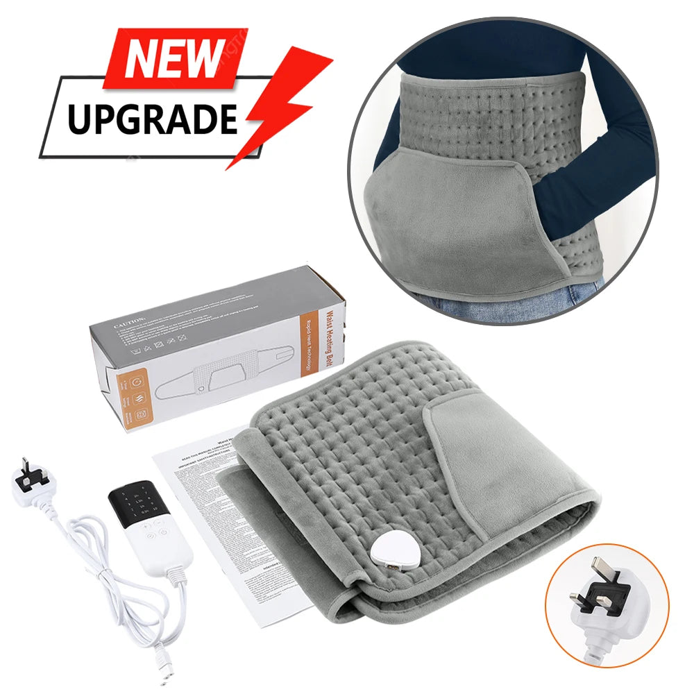 Electric Heating Waist Belt - Thermal Therapy Pad for Back Pain Relief