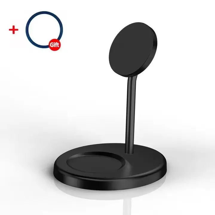 2-in-1 Magnetic Wireless Charging Stand for iPhone 16 15 14 13 12 & AirPods