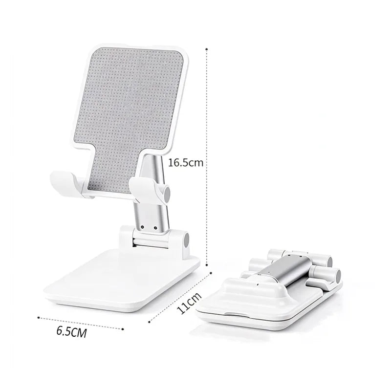 Foldable Desktop Phone & Tablet Stand - Adjustable Universal Holder