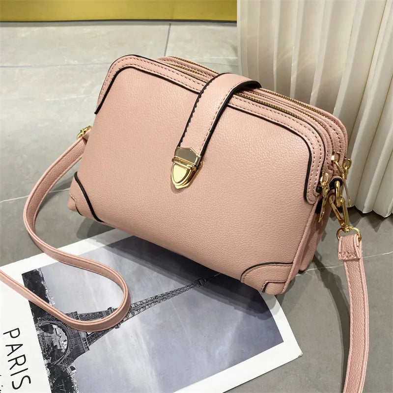 Luxury Vintage Square Shoulder Bag