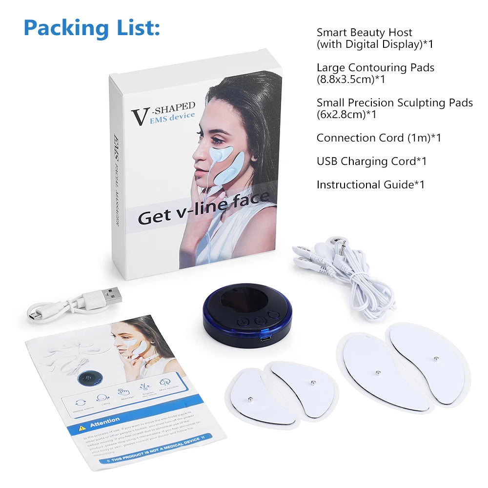 Professional Electric Facial & Eye Massager with 19 Intensity Levels
