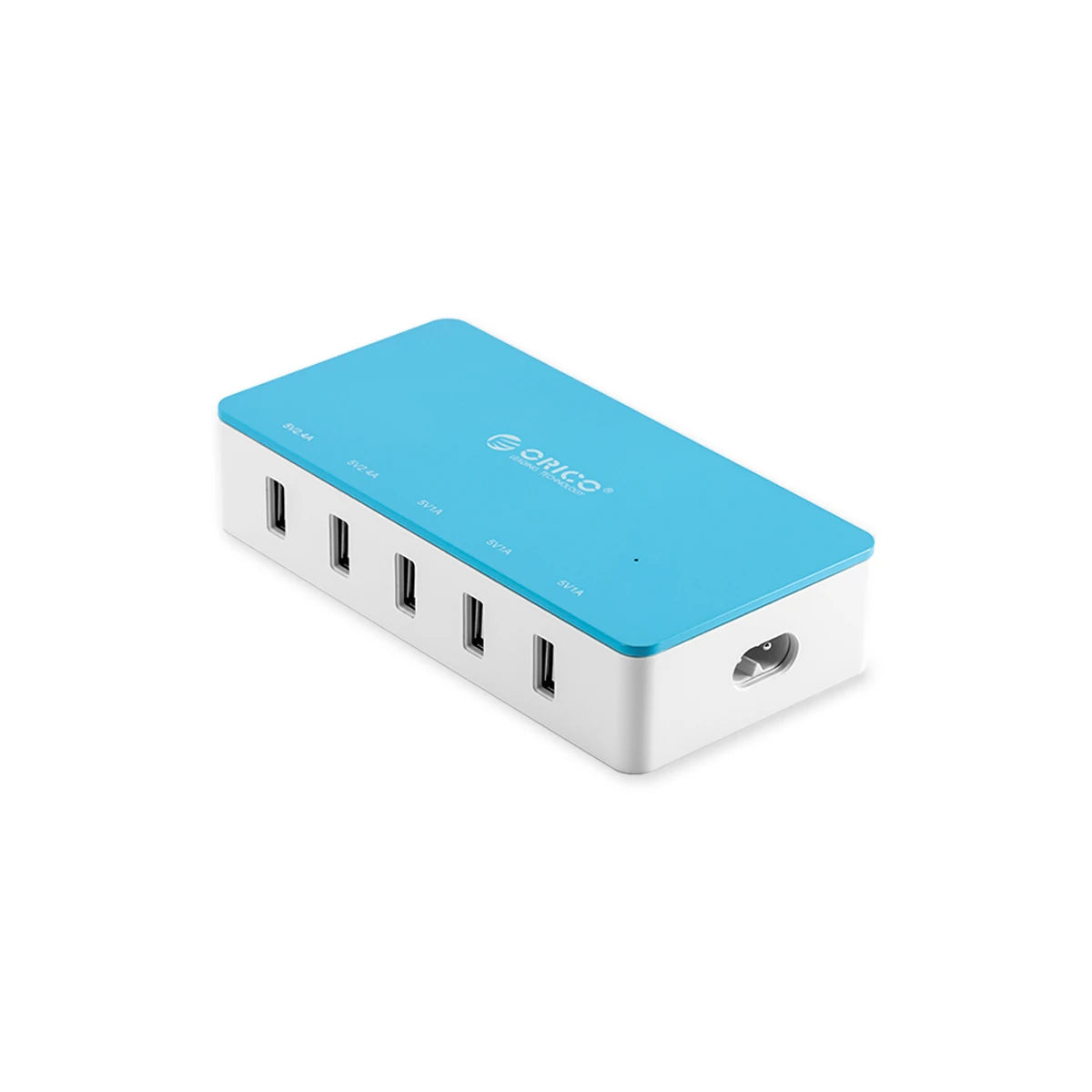Multi-Port Desktop USB Charging Station - 5-Port Fast Home Office Hub