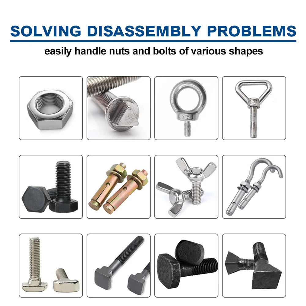 3-Piece Universal Socket Wrench & Adjustable Hex Sleeve Multi-Drill Attachment Set