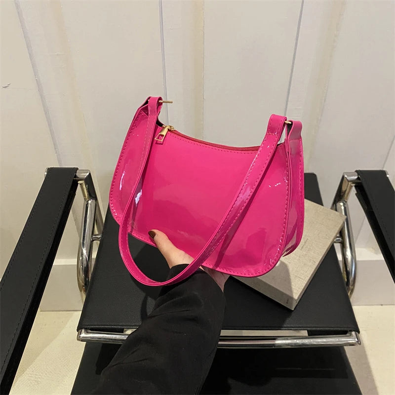Retro Leather Hobo Bag