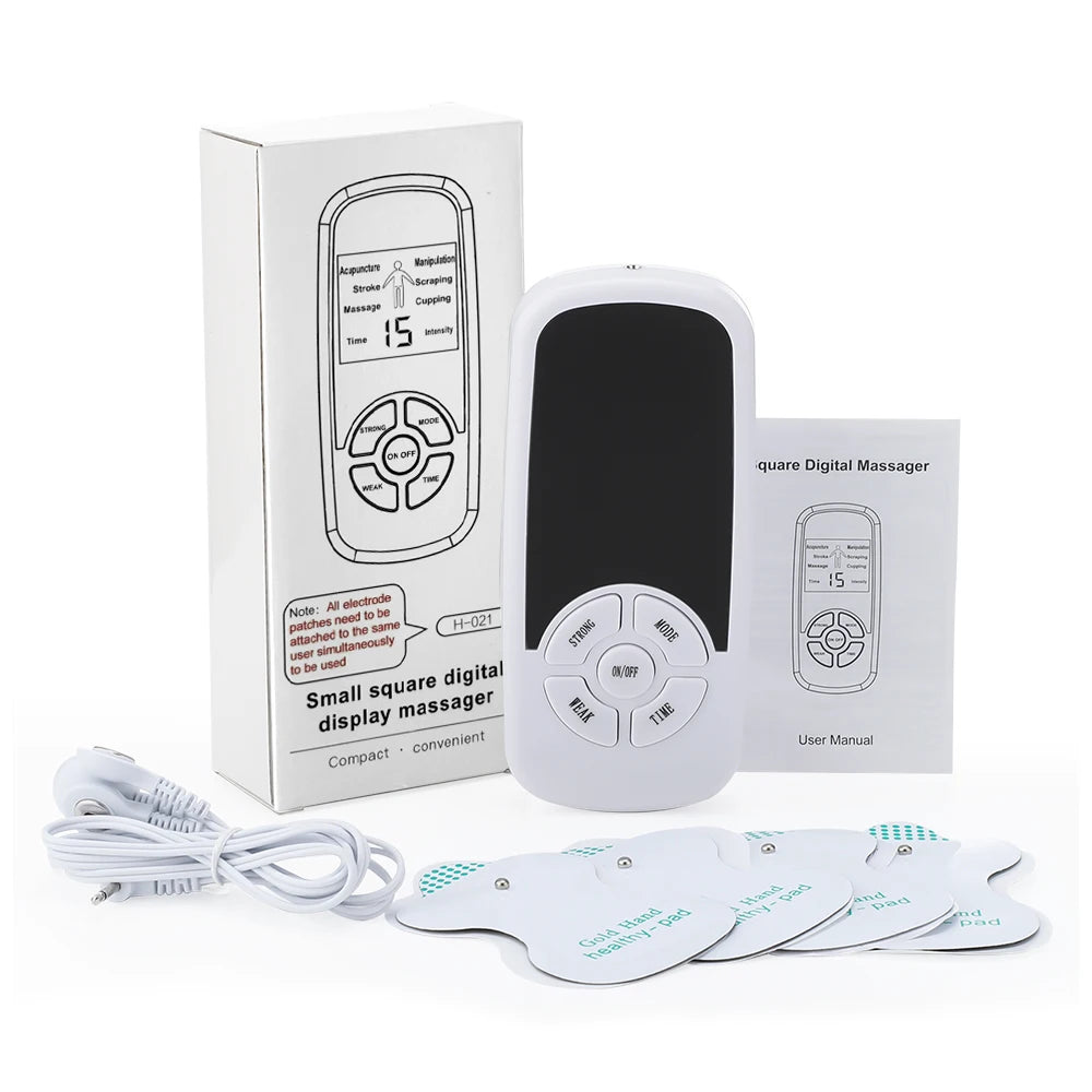 Portable Smart Electric Body & Neck Massager with 6 Modes & Adjustable Intensity