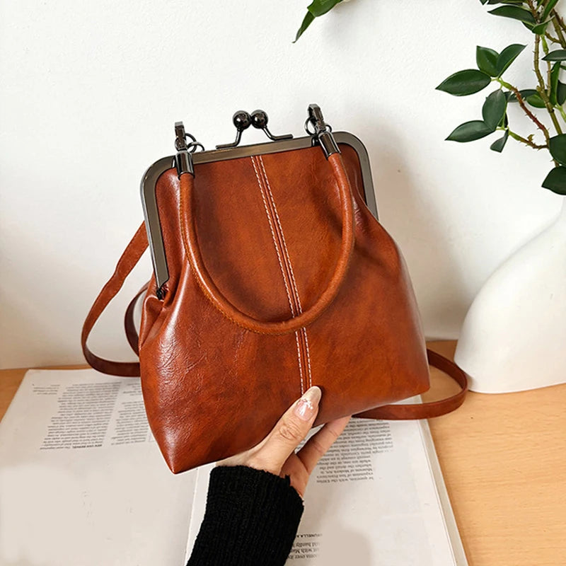 Luxury Vintage Kiss Lock Bag
