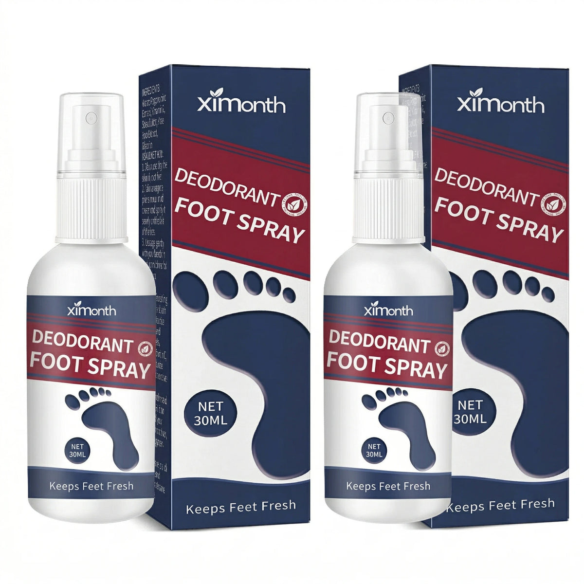 Refreshing Foot Deodorant Spray - Anti-Odor & Nourishing Heel Care