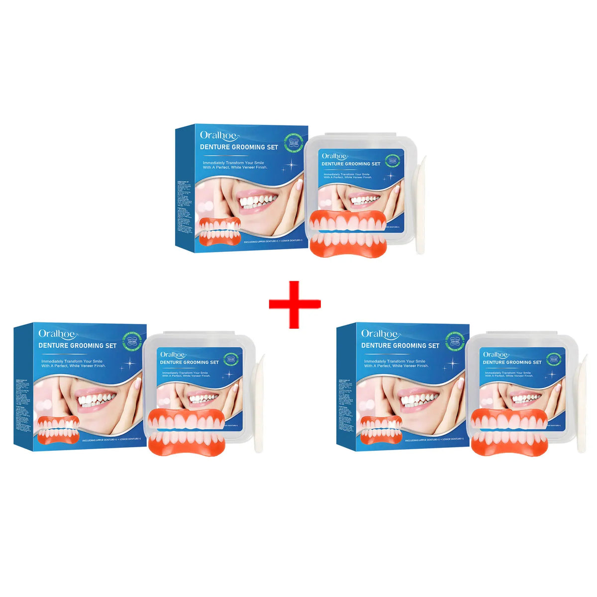 Silicone Snap-On Dentures – Comfortable Temporary Dental Veneers for a Perfect Smile