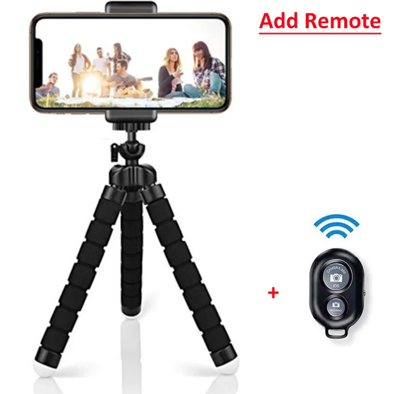 Flexible Octopus Tripod for Phone & Camera - Compact Travel Stand