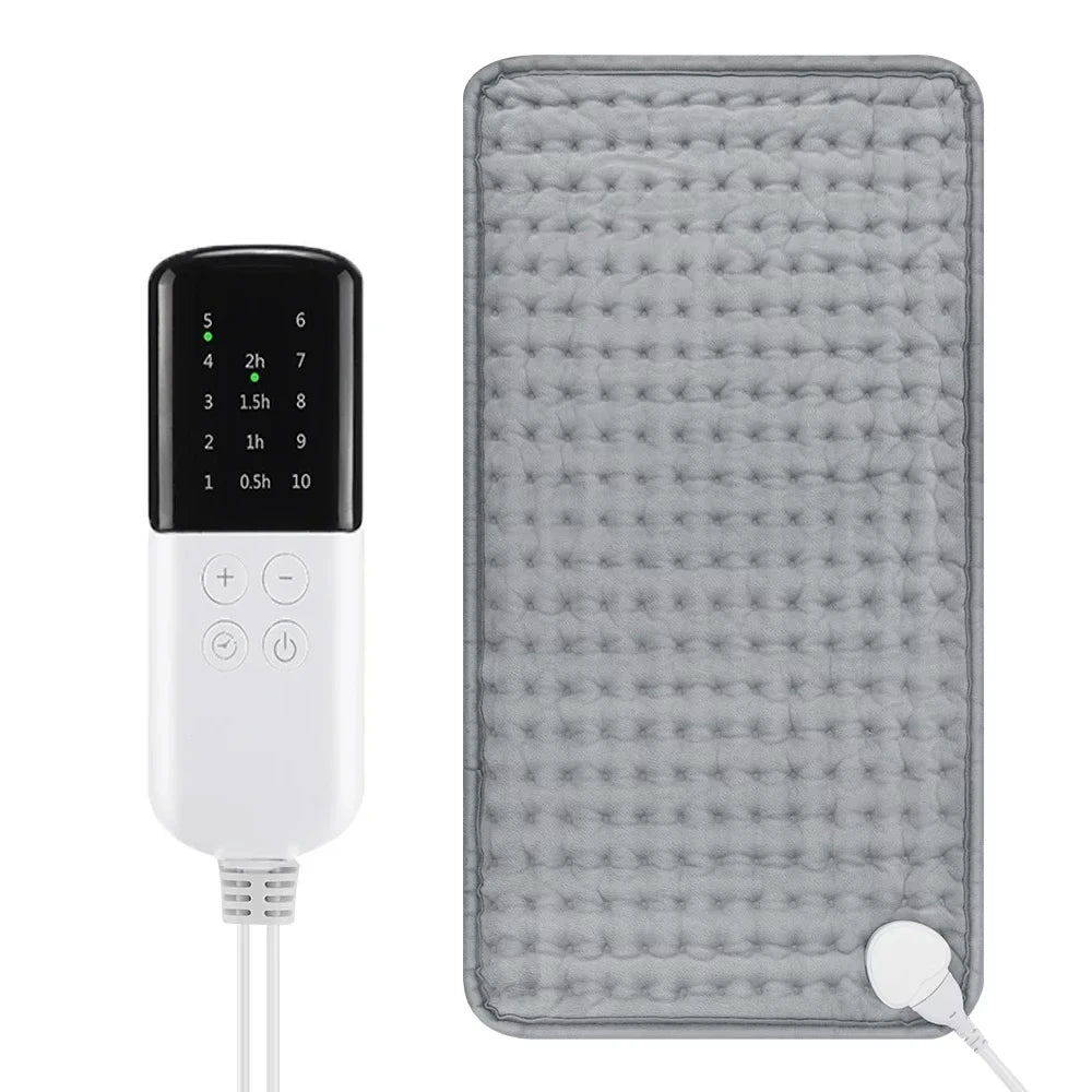 Electric Heating Pad for Back and Muscle Pain Relief with Adjustable Settings