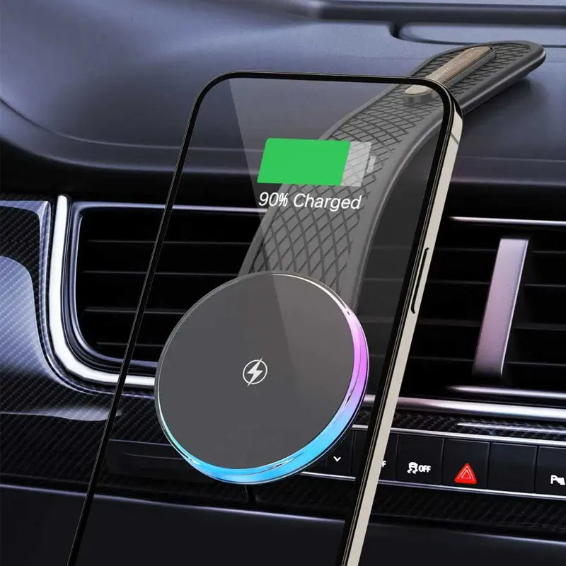 Magnetic Wireless Car Charger for iPhone 16 15 14 13 12 - 15W Fast Mount