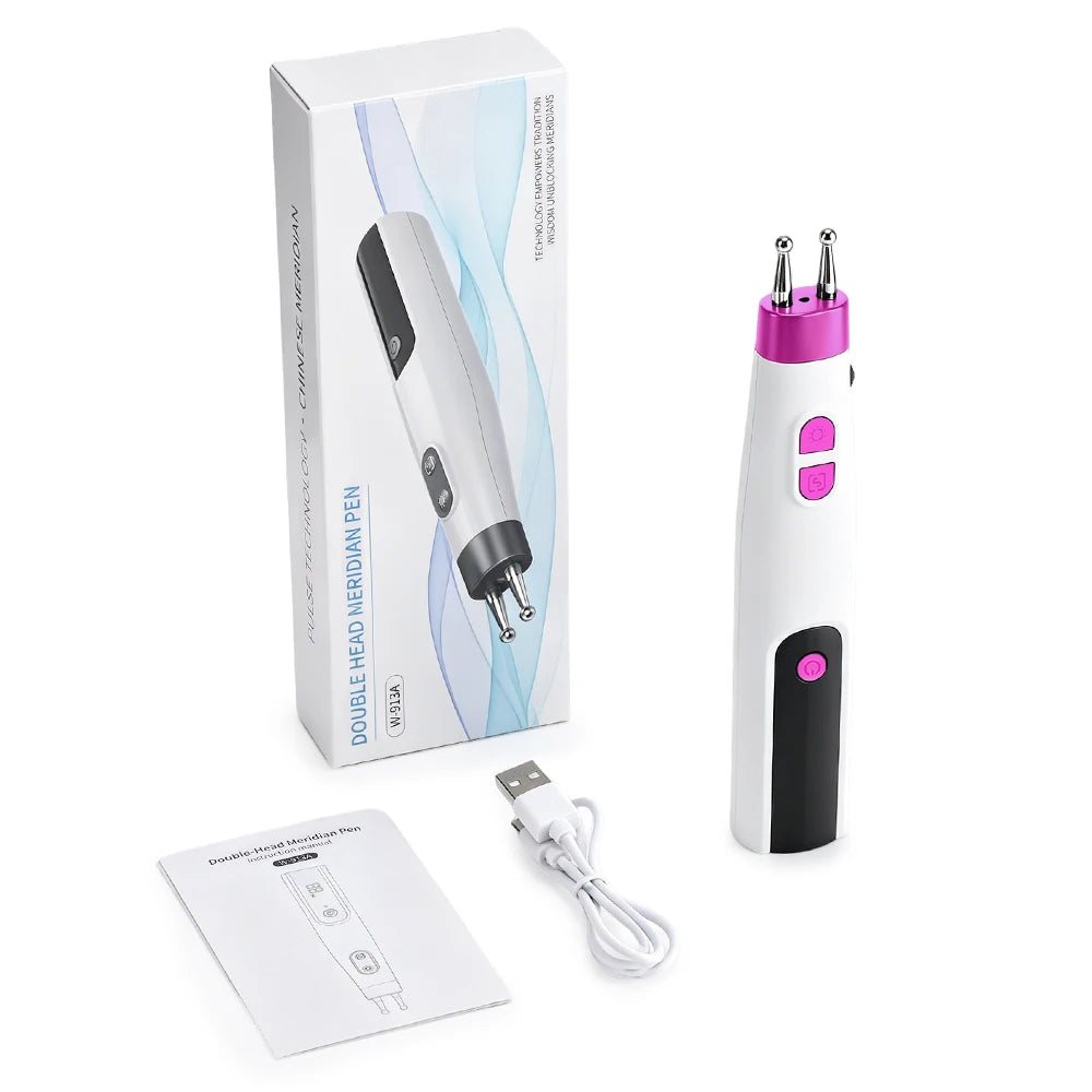 Digital Handheld Precision Body & Face Massage Pen with 10 Intensity Levels