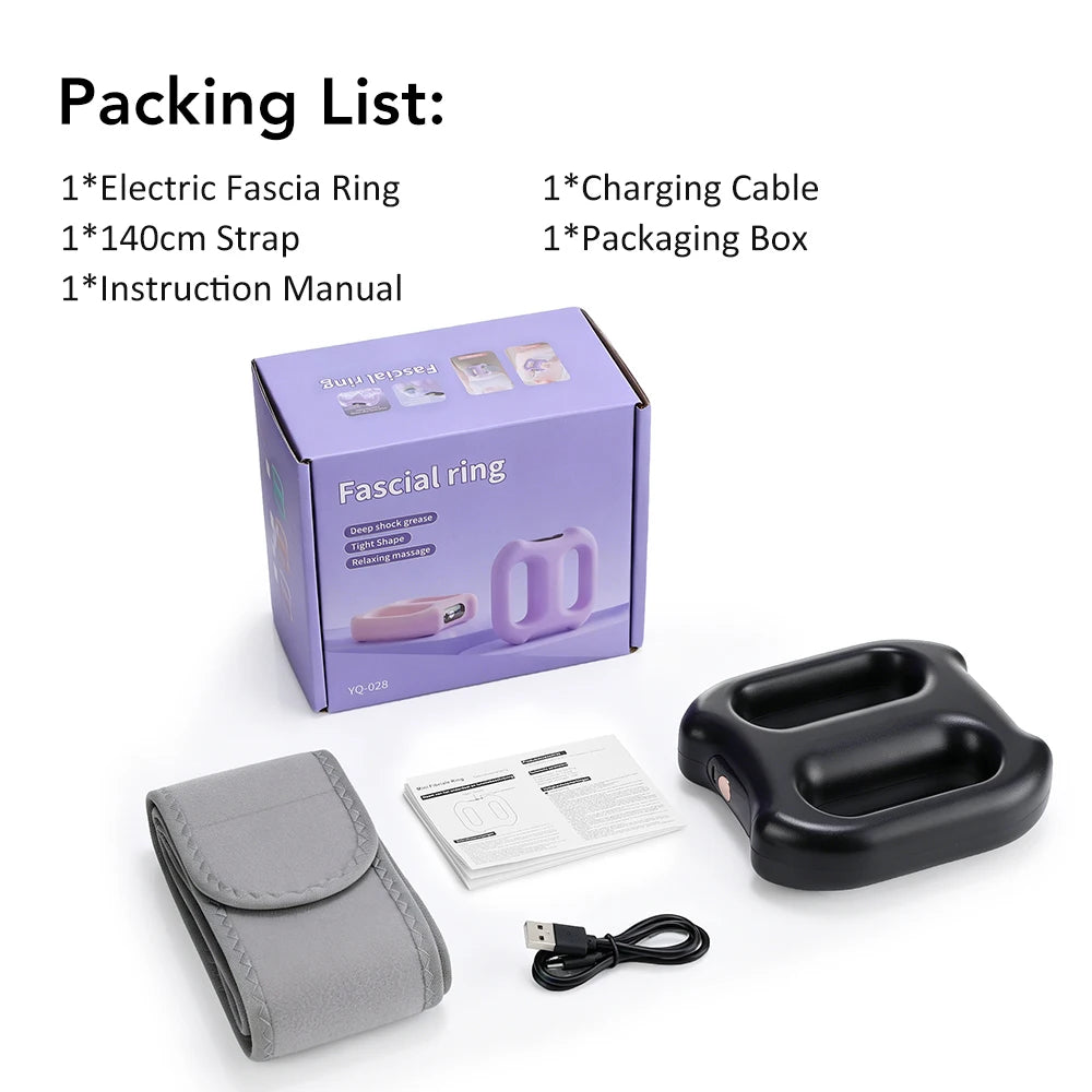 Electric Fascia Ring Full-Body Vibration Massager for Muscle Recovery