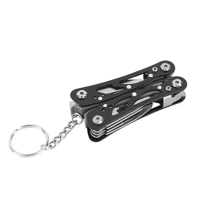 12-in-1 Compact Folding Multi-Tool Pocket Knife with Pliers & Screwdrivers