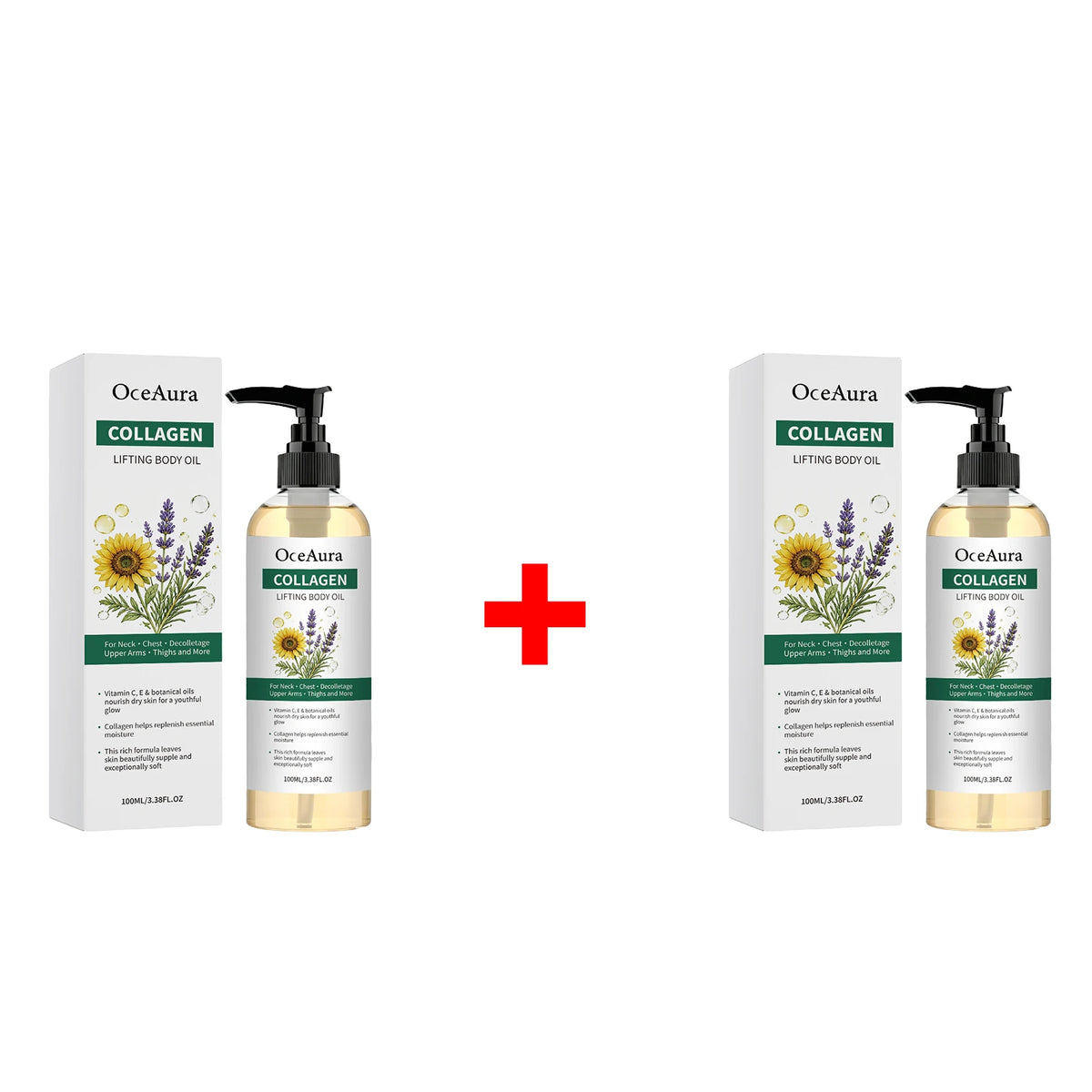 Collagen Lifting Body Oil for Skin Tightening & Deep Hydration