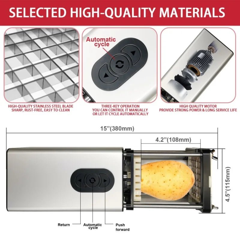 ChipChamp Electric Vegetable Cutter - Qeepin