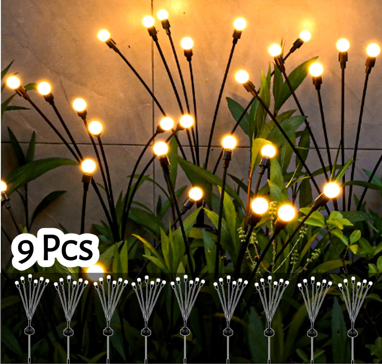 Garden GlowPro - Charge During Day Glow at Night ⭐️ - Qeepin