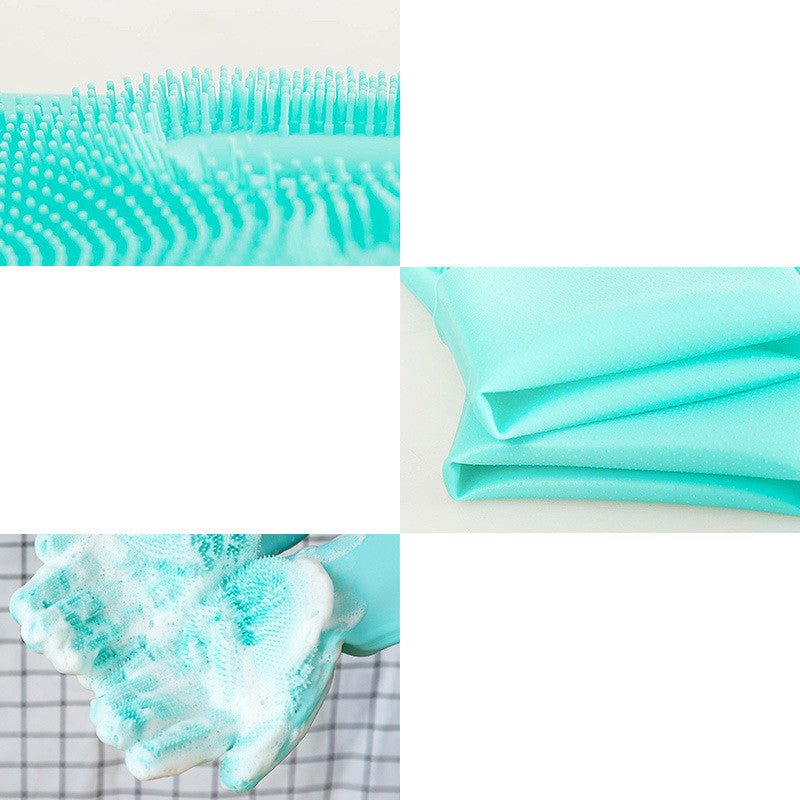 Pet Bathing Gloves For Cats and Dogs - Qeepin
