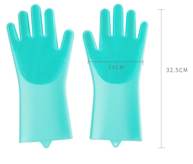 Pet Bathing Gloves For Cats and Dogs - Qeepin