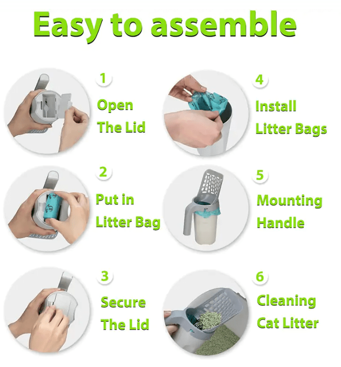 Portable Cat Litter Shovel - Qeepin