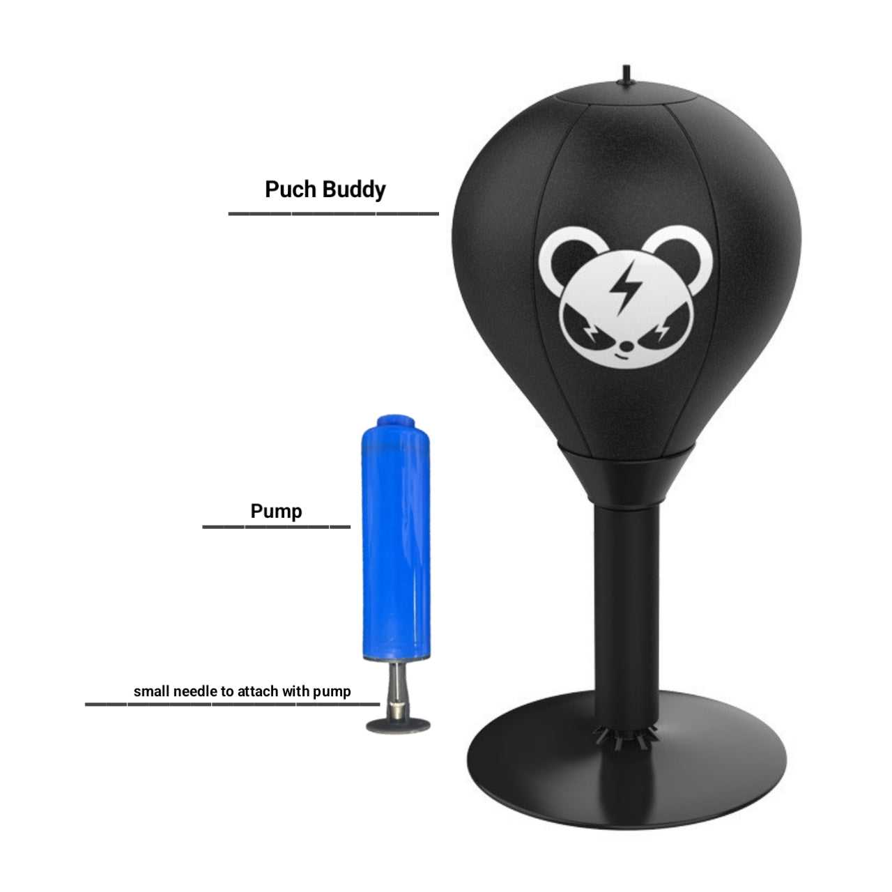 Punch Buddy for kids & Adults ≈ 70KG Suction power 🥊 BIG Discount this week - Qeepin
