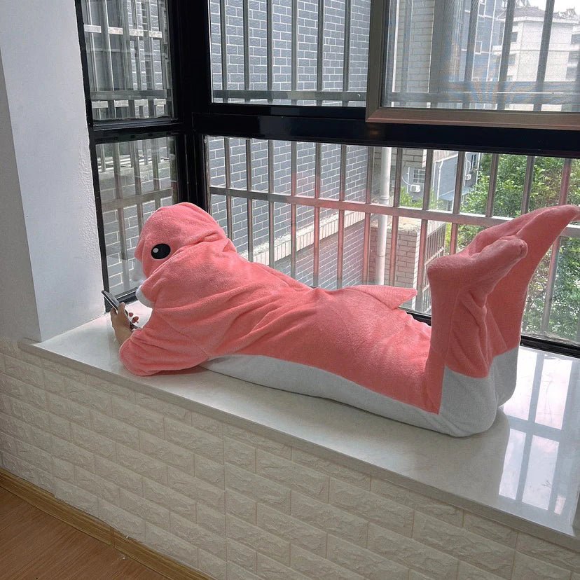 Super Soft Flannel Blanket Hoodie - Qeepin