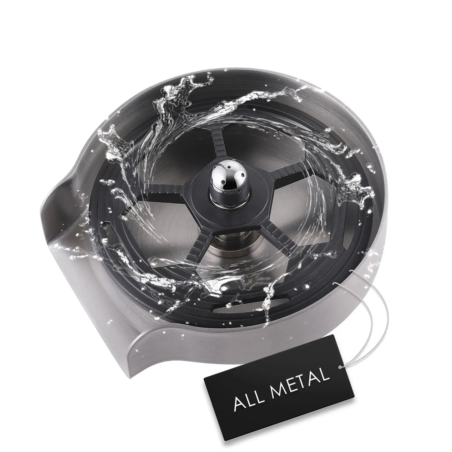 Stainless Steel Kitchen Sink Cup Washer – High-Pressure Automatic Glass Rinser