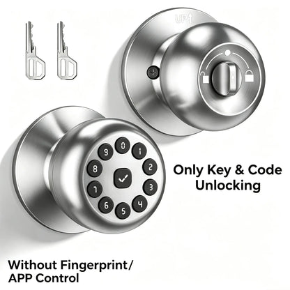 Biometric Fingerprint Smart Door Lock - Keyless Entry for Bedroom & Home