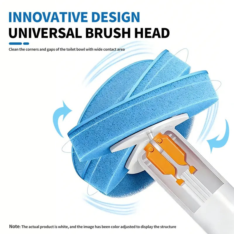 Deep Wipe Toilet brush + Refill Pads