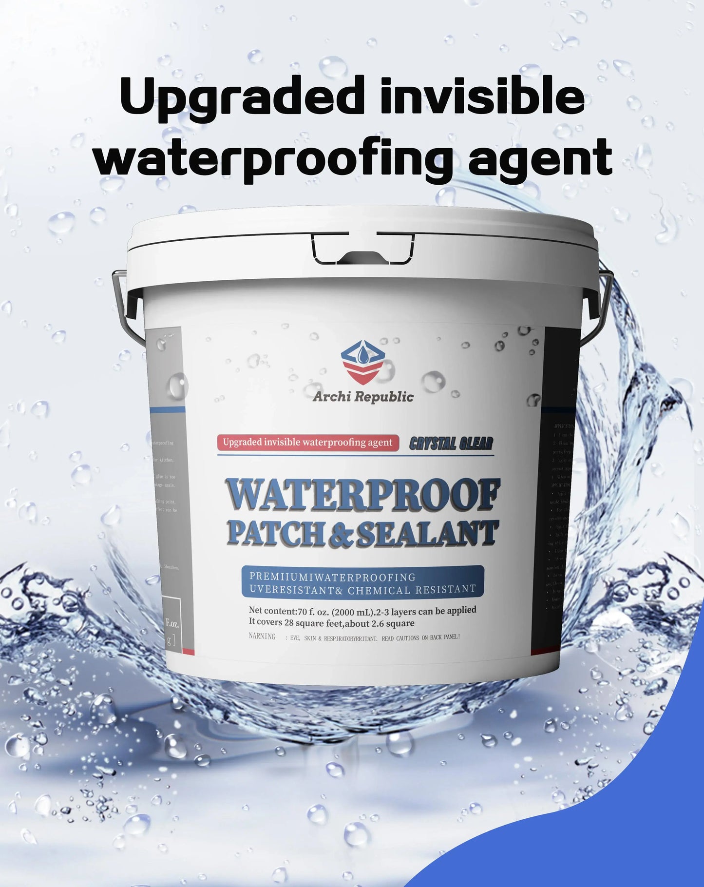 Invisible Waterproofing Sealing Gel - Powerful Anti-Leak Protection for Home & Roof