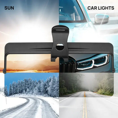 Universal Anti-Glare Car Sun Visor Extender - UV400 Polarized Driving Shade
