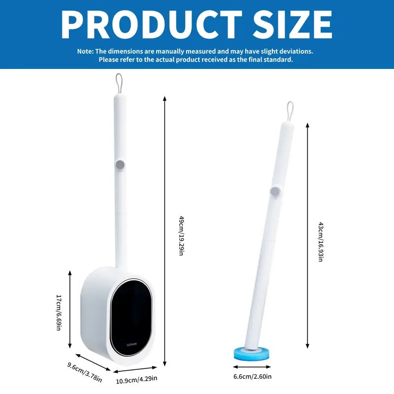 Deep Wipe Toilet brush + Refill Pads
