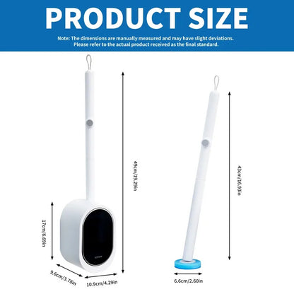 Deep Wipe Toilet brush + Refill Pads