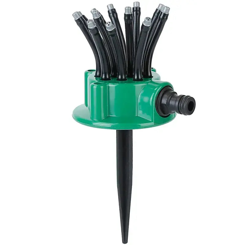 360° Rotating Multi-Nozzle Lawn Sprinkler - Adjustable Automatic Garden Watering System