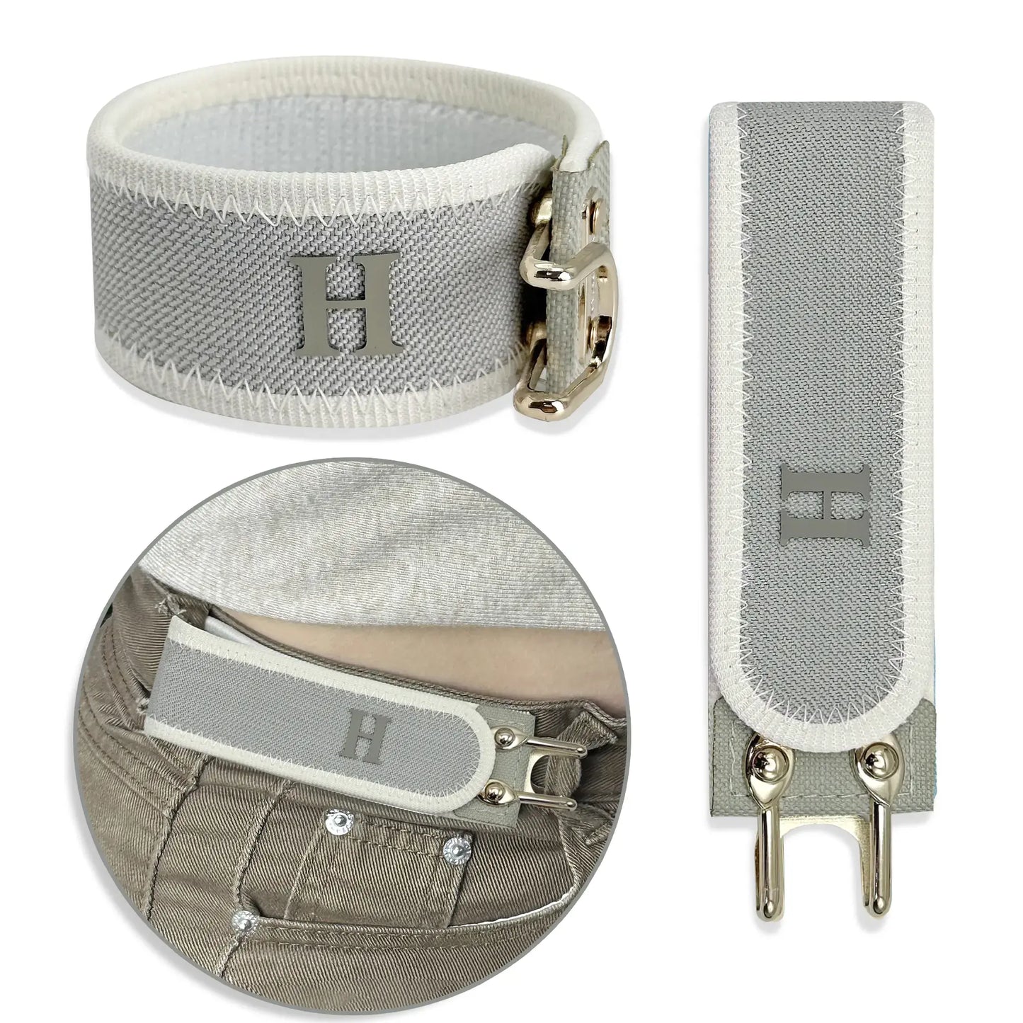 Unisex Elastic Invisible Belt – Comfortable No-Buckle Waistband for Jeans & EDC