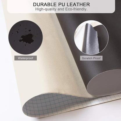 Self-Adhesive Leather Repair Patch - Waterproof Couch & Car Seat Upholstery Fabric