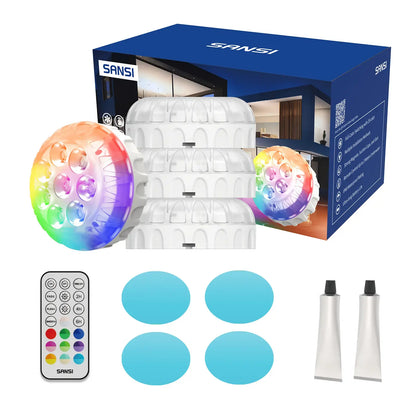RGB Color Changing LED Pool Lights - Remote Control Waterproof Underwater Pool Decor