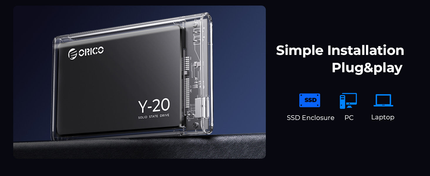 ORICO 2.5" SATA III Internal SSD - 512GB to 4TB Solid State Drive for PC - 17