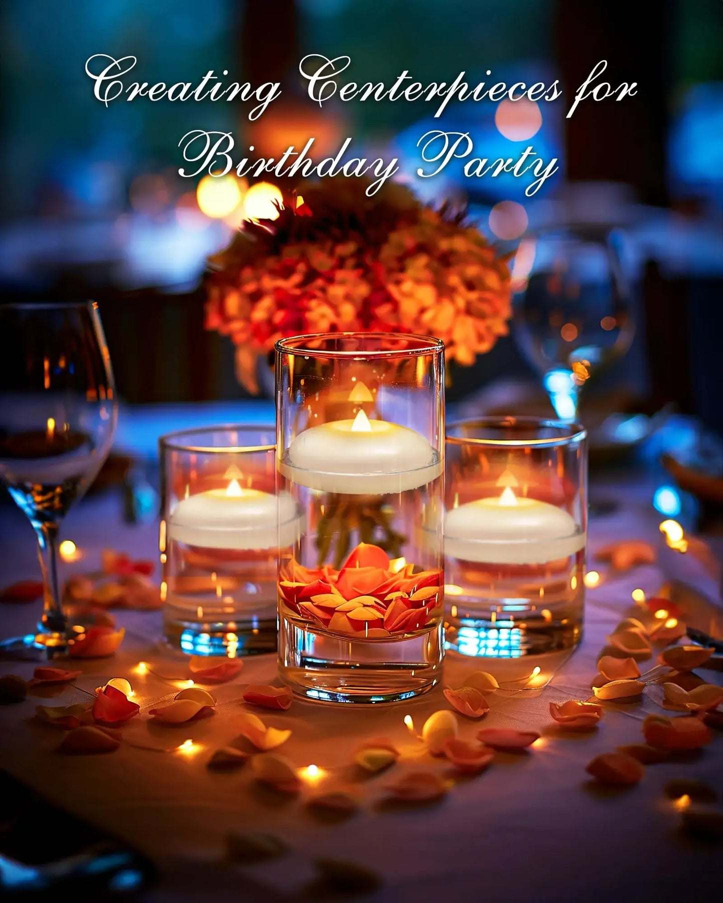Flameless LED Floating Candles - Waterproof Battery Operated Tea Lights