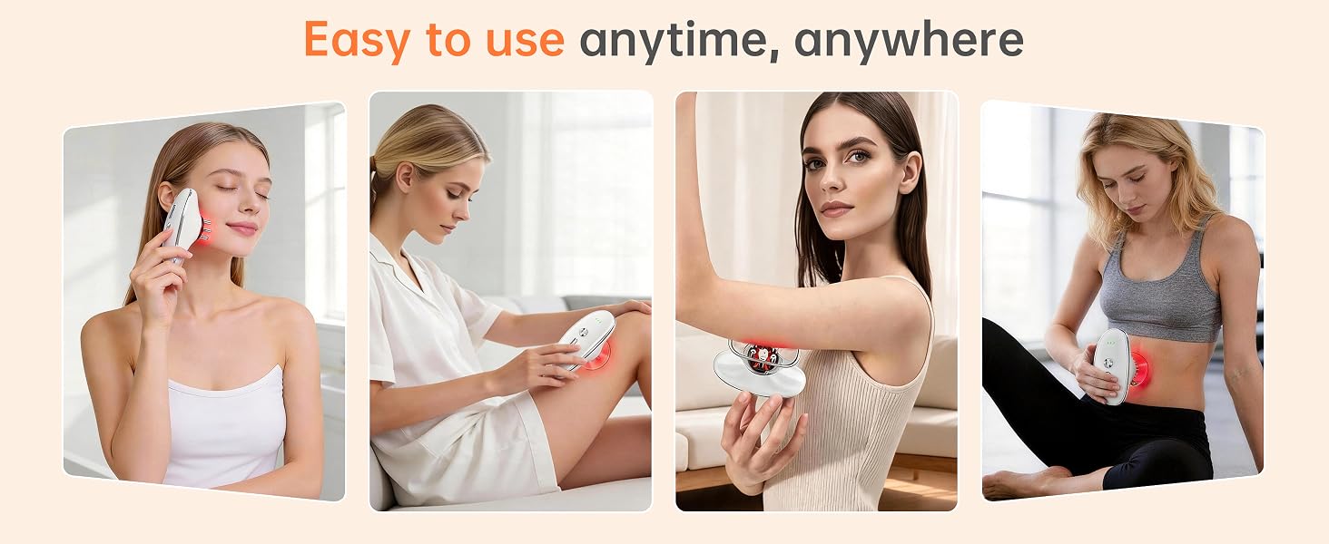 3-in-1 Face & Body Sculpting Massager - LED Skin Tightening & Lymphatic Drainage - 11