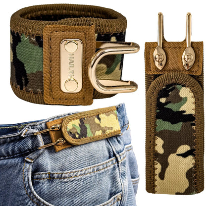 Unisex Elastic Invisible Belt – Comfortable No-Buckle Waistband for Jeans & EDC
