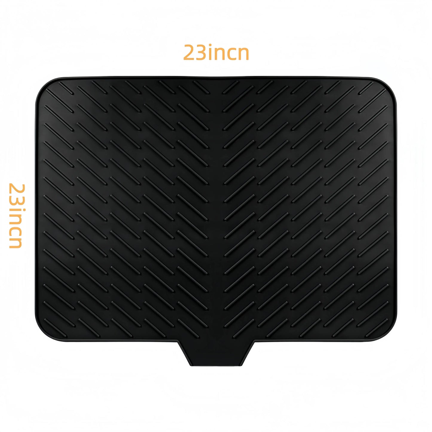 Large Silicone Dish Drying Mat – Heat Resistant Kitchen Counter Drainer Tray