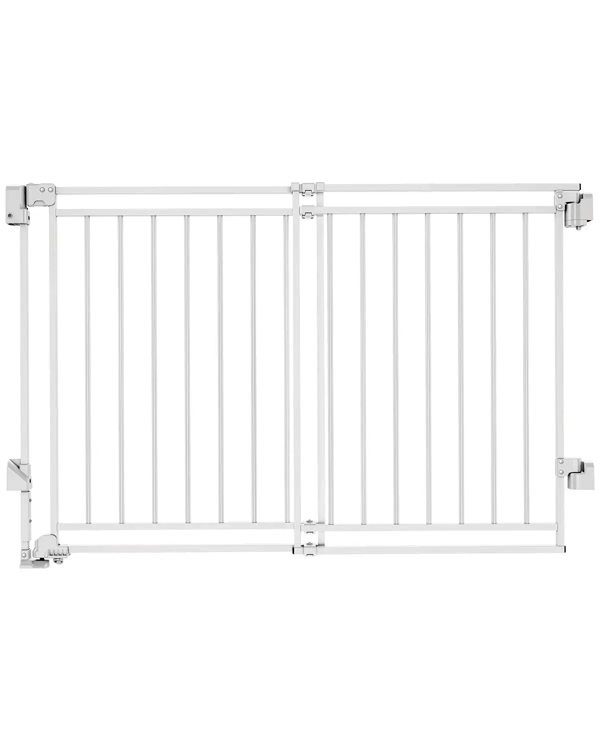 Adjustable Baby Safety Gate - Walk-Through Pet Barrier for Stairs & Doorways