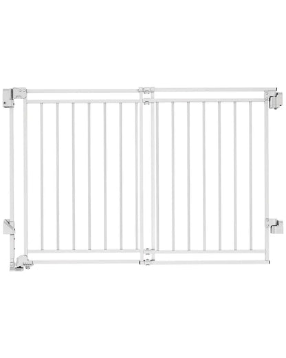 Adjustable Baby Safety Gate - Walk-Through Pet Barrier for Stairs & Doorways